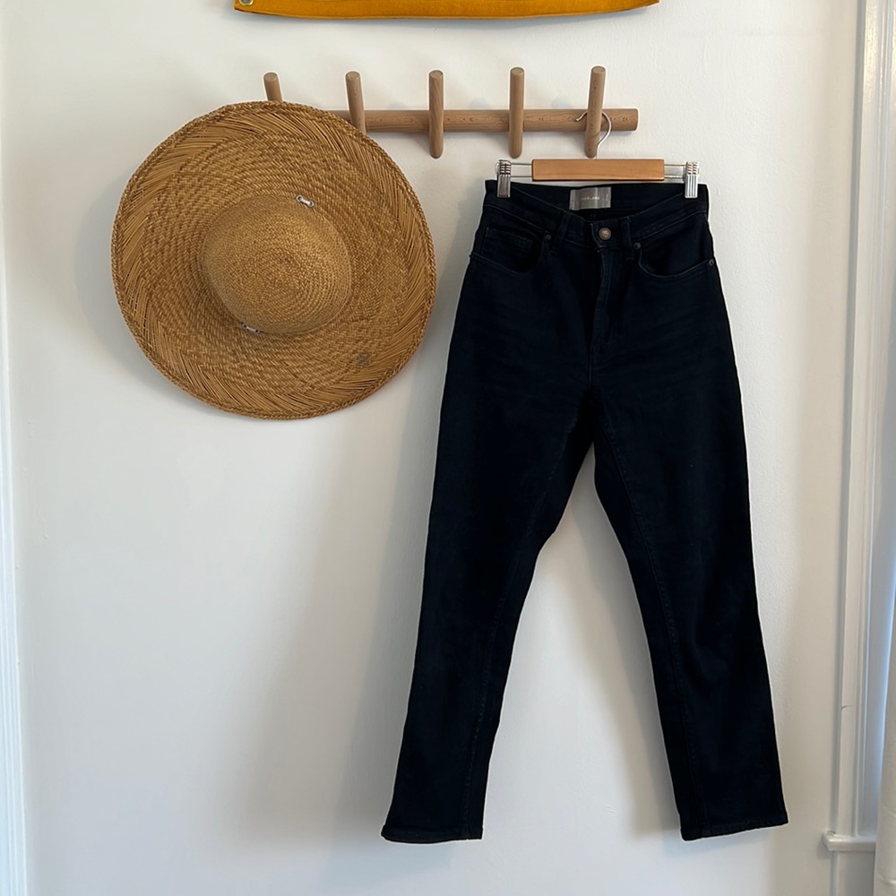 Everlane High Waist Straight Jeans